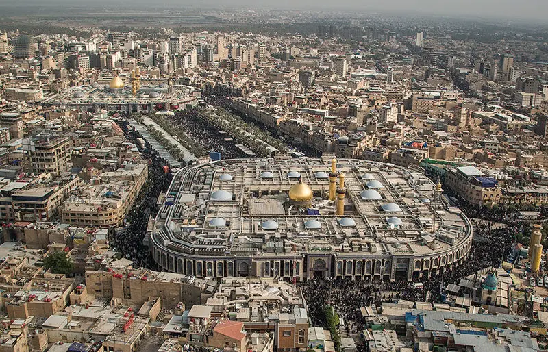 تصاویر هوایی از کربلای معلی