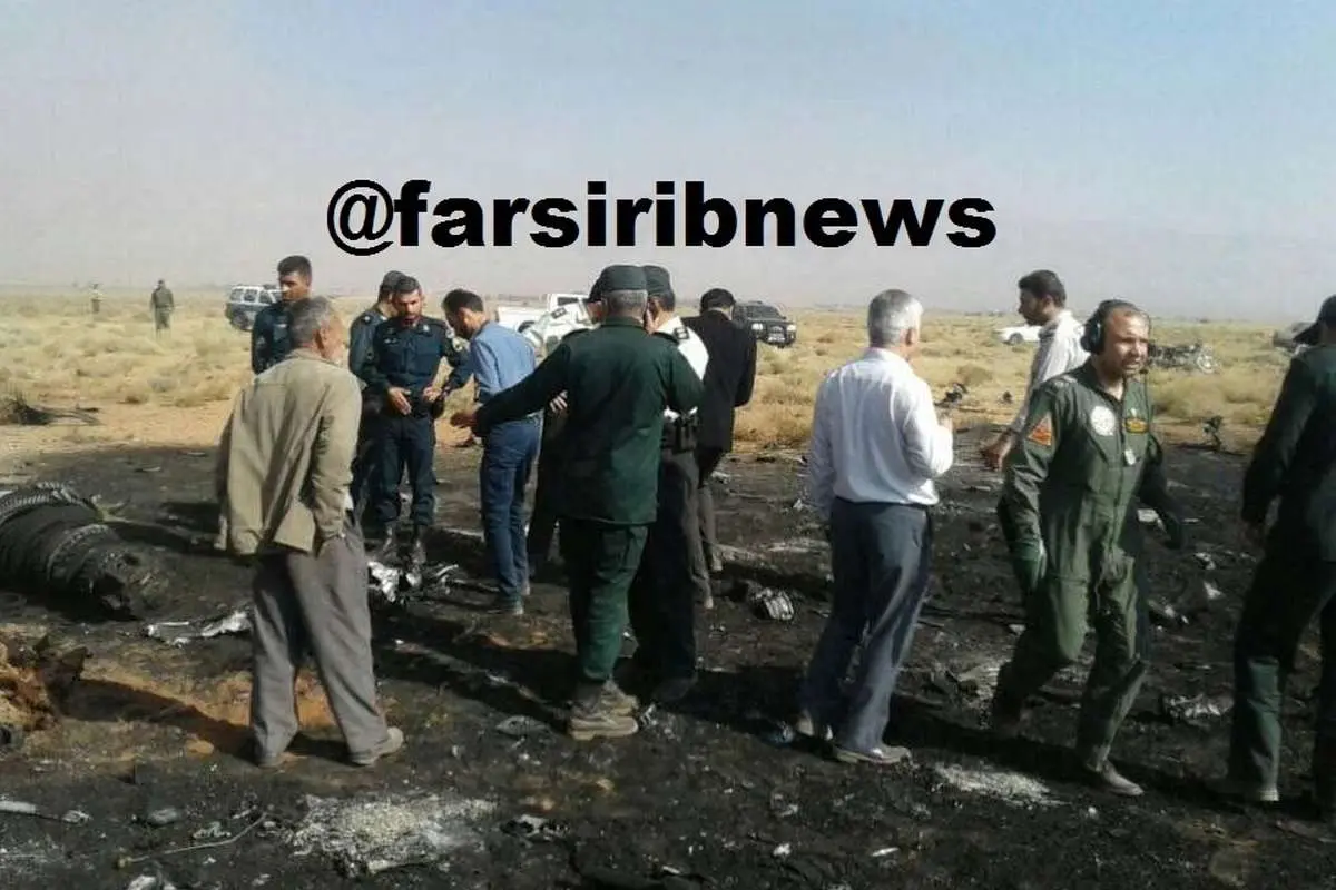 سقوط یک جنگنده سوخو 22 در استان فارس