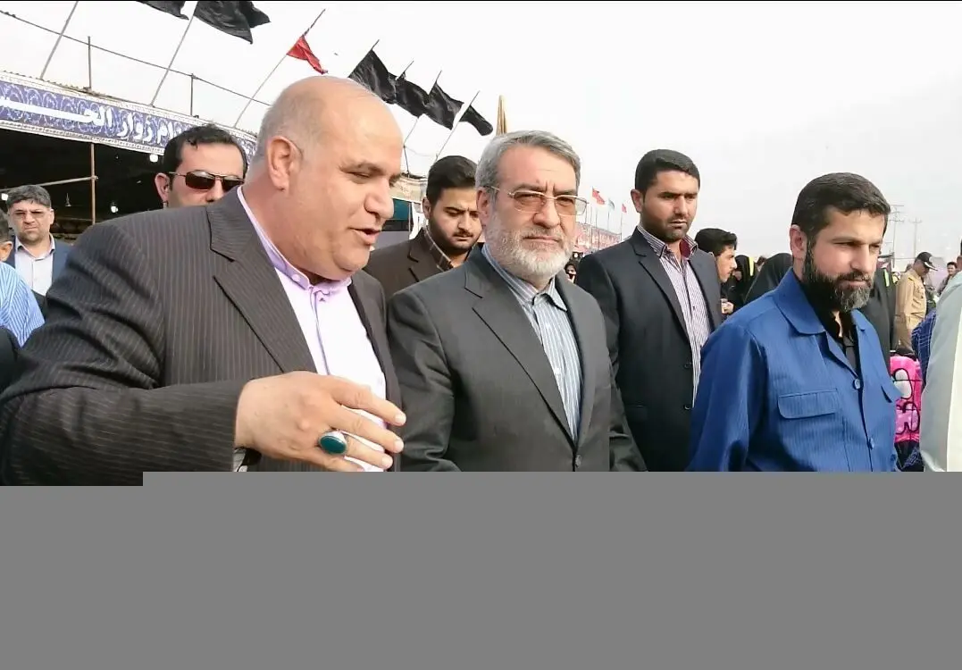 (عکس) بازدید وزیر کشور از مرز شلمچه