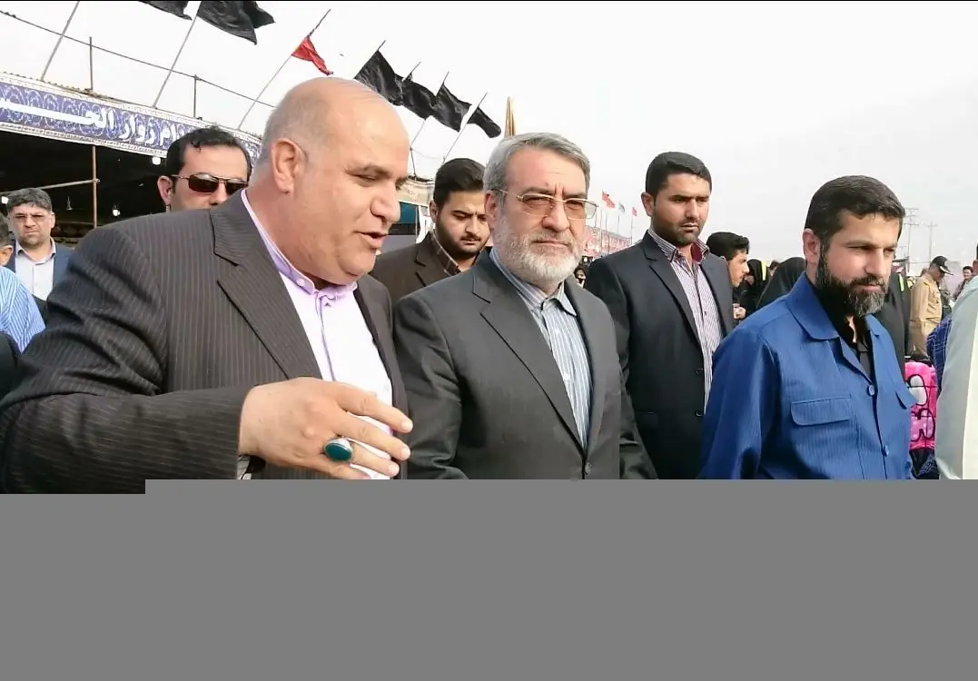 (عکس) بازدید وزیر کشور از مرز شلمچه