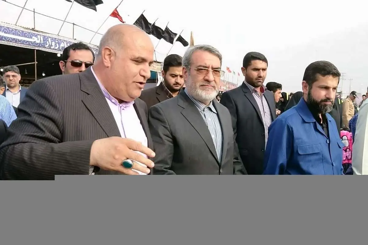 (عکس) بازدید وزیر کشور از مرز شلمچه