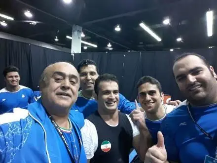 (تصویر) سهراب مرادی پس از شکستن رکورد جهان