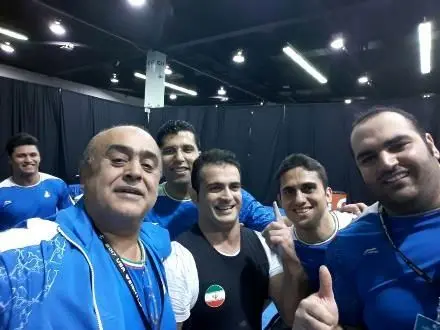 (تصویر) سهراب مرادی پس از شکستن رکورد جهان