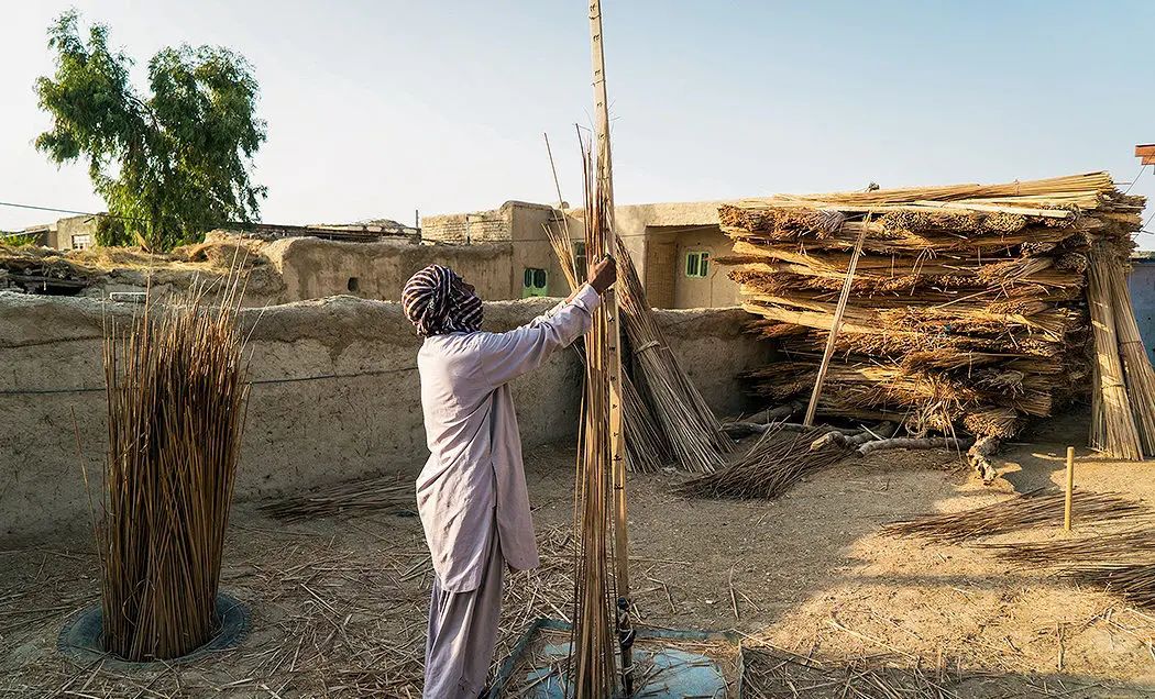 (تصاویر) حصیربافی در سیستان و بلوچستان