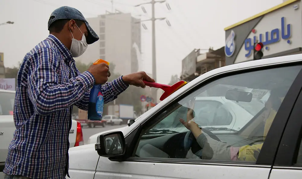 (تصاویر) طعم خاک در کام اهواز