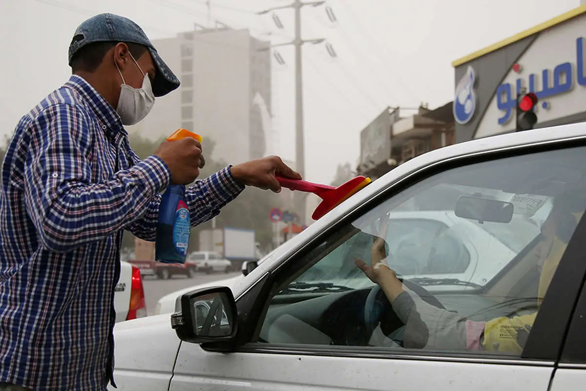 (تصاویر) طعم خاک در کام اهواز