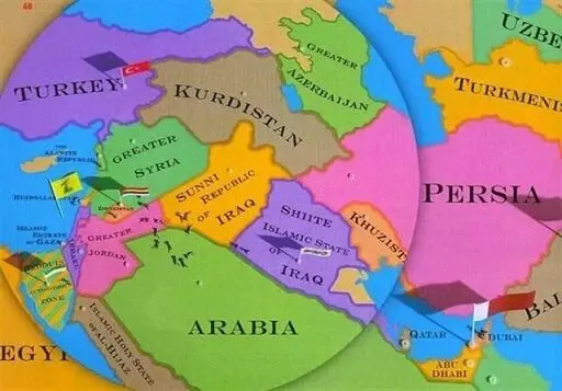 فاکس‌نیوز: نقشه خاورمیانه را تغییر دهید