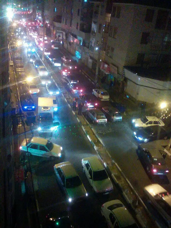 هم اکنون؛ ترافیک برخی خیابان های تهران