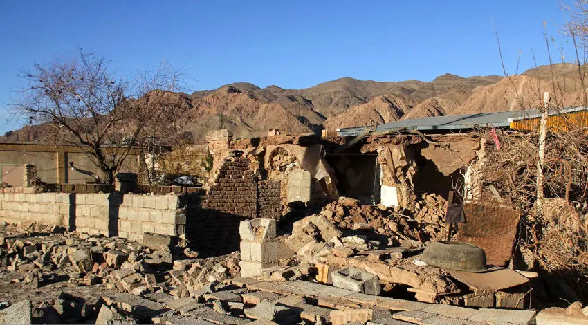 (تصاویر) روستاهای زلزله‌زده کرمان
