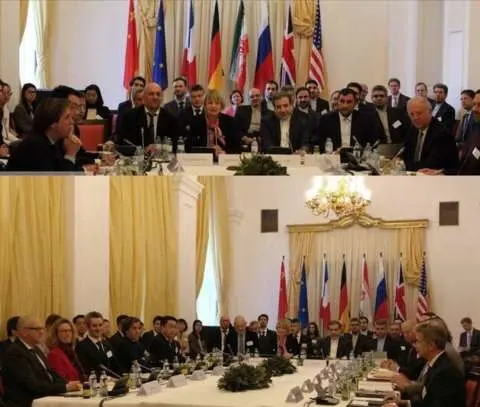 وقفه در جلسه کمیسیون برجام به احترام پرچم ایران
