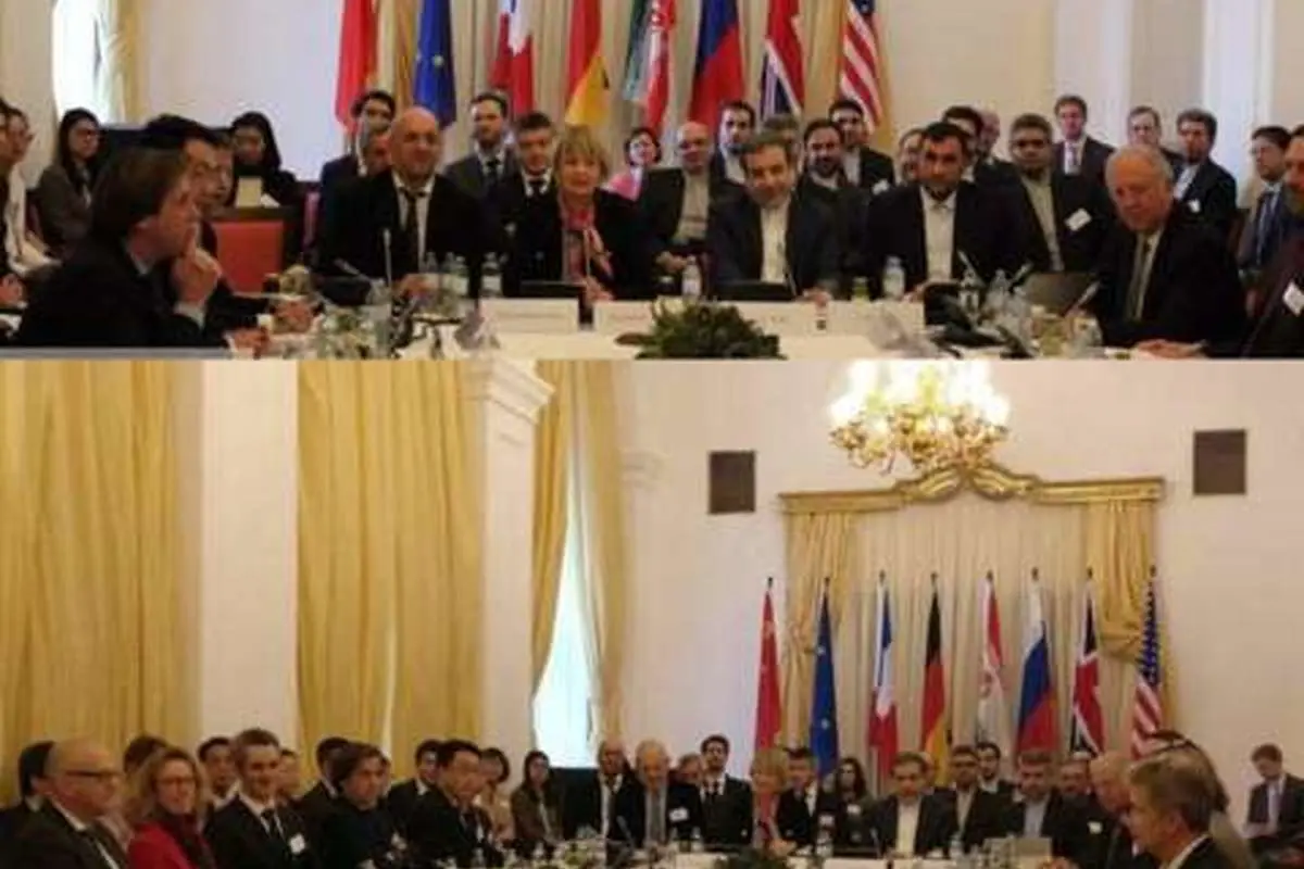 وقفه در جلسه کمیسیون برجام به احترام پرچم ایران