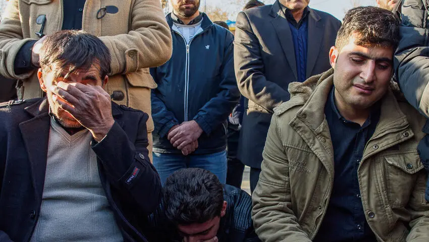 (تصاویر) تشییع پیکر جانباختگان اردوی راهیان نور