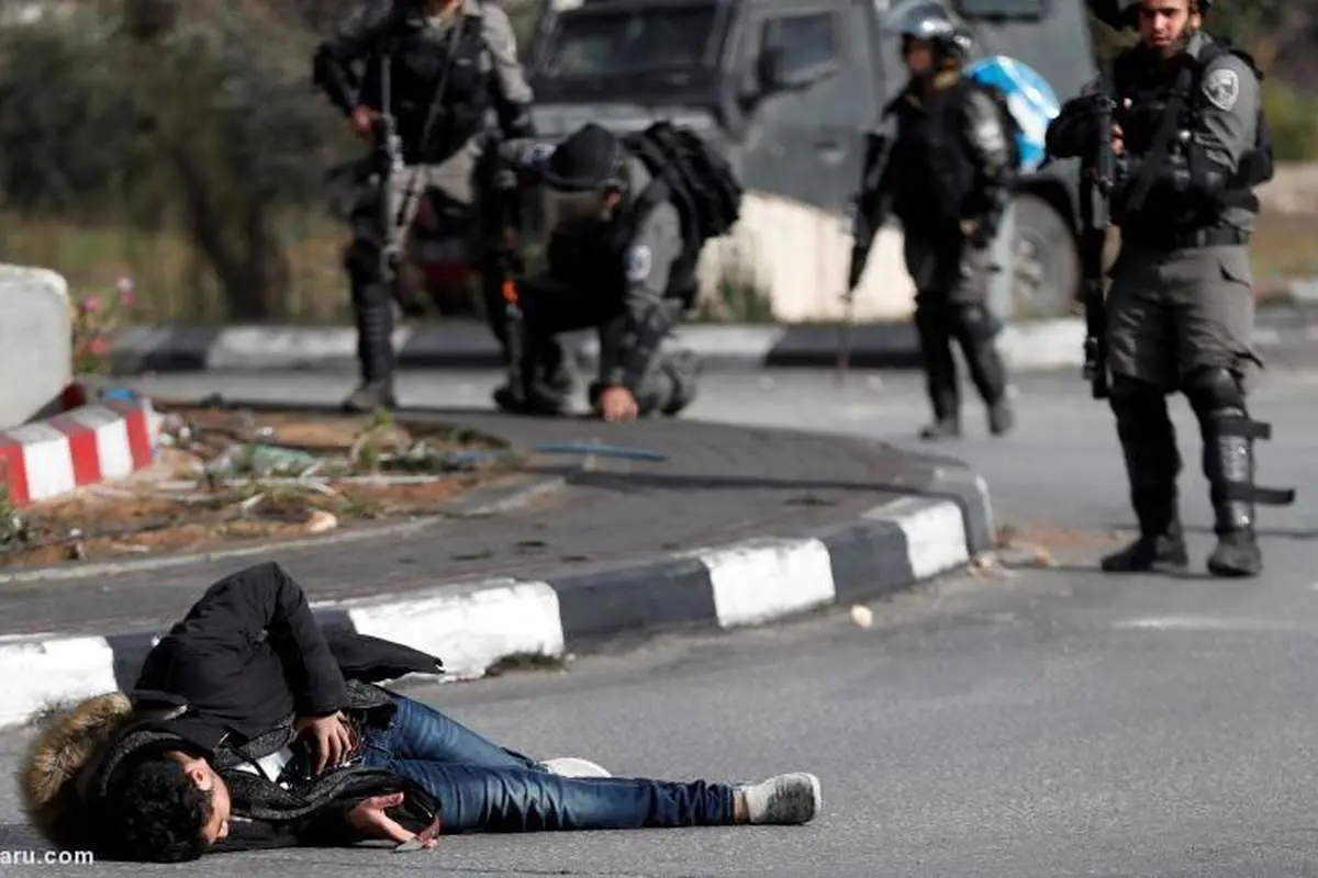 (تصاویر) درگیری خشونتآمیز صهیونیستها با فلسطینیها
