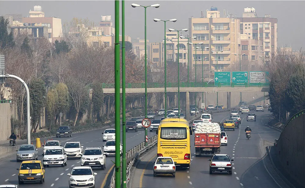 (تصاویر) هوای اصفهان در وضعیت قرمز