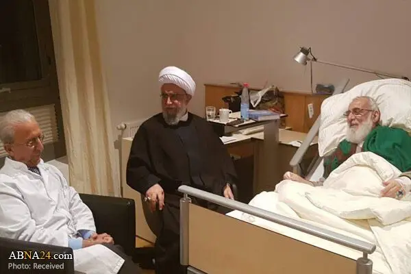 تجمع مقابل بیمارستان آیت‌الله هاشمی‌شاهرودی در آلمان