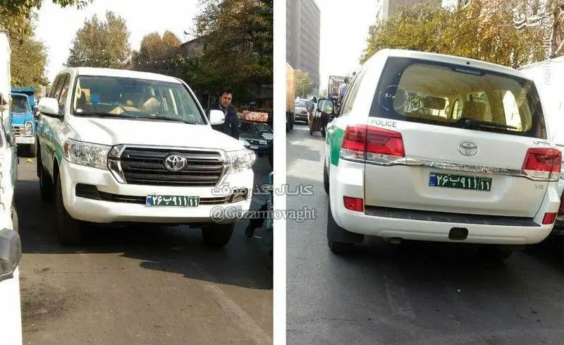 ماشین پلیس‌های جدید نیروی انتظامی