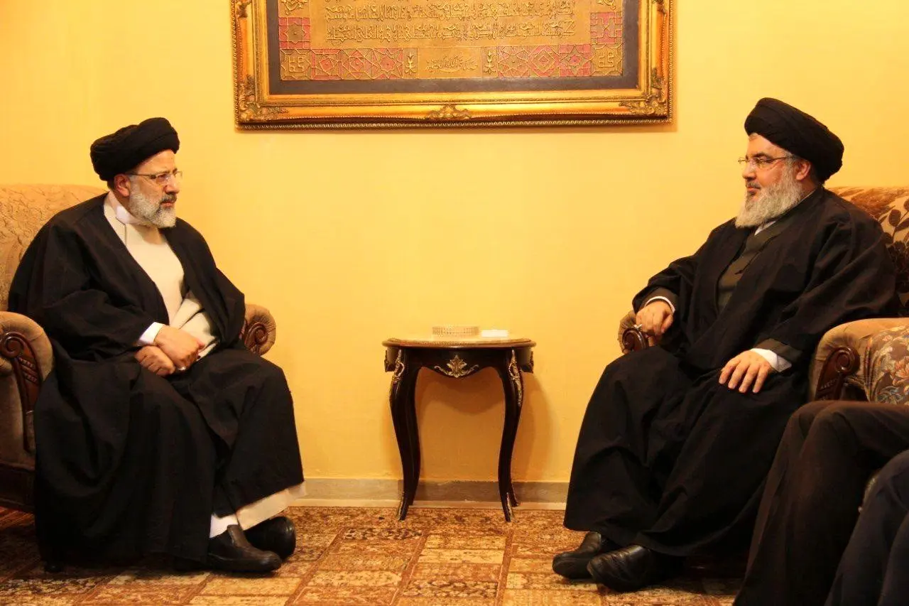 دیدار ابراهیم رئیسی با دبیرکل حزب‌الله