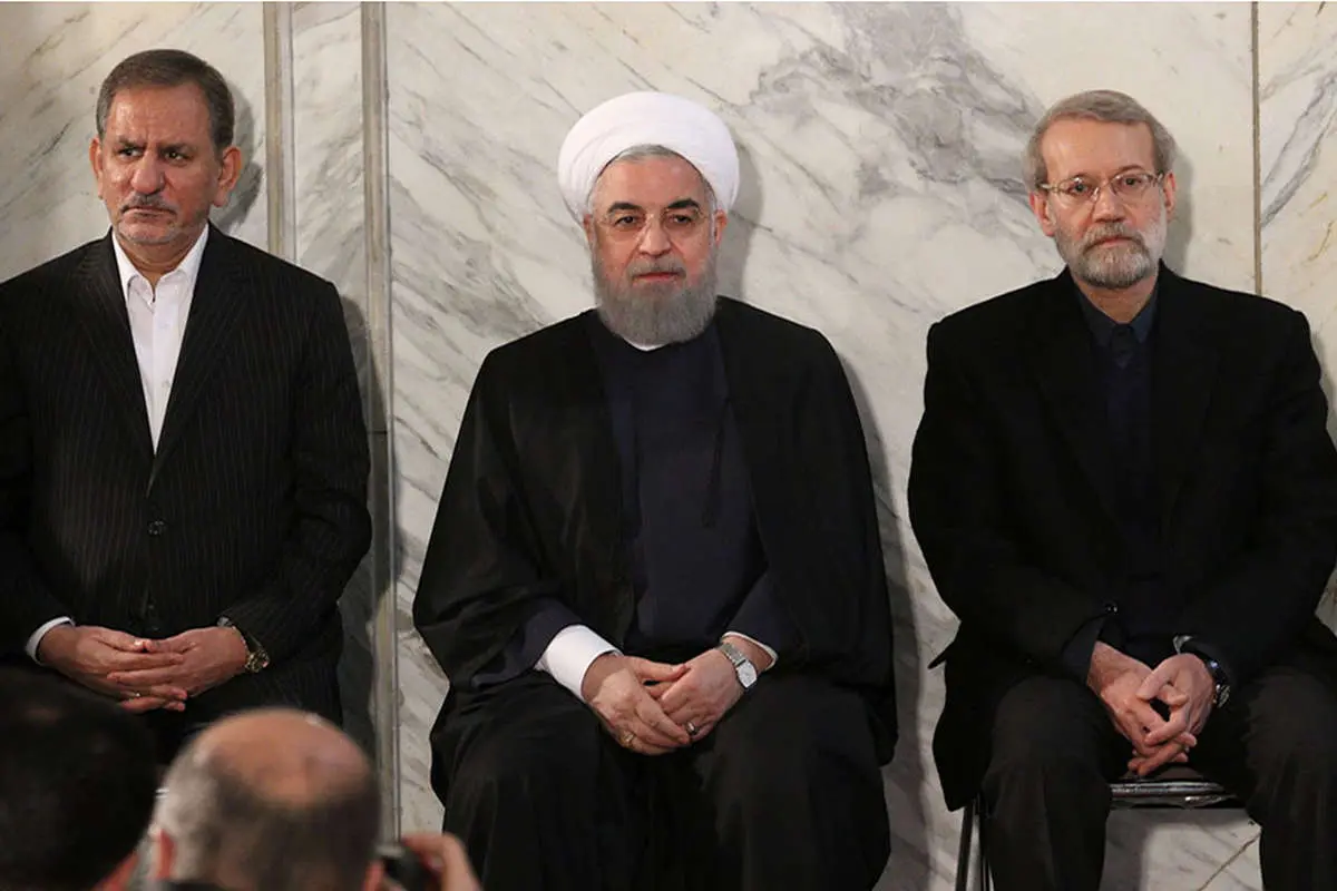 (تصاویر) روحانی در مراسم سالگرد ارتحال آیت‌الله هاشمی