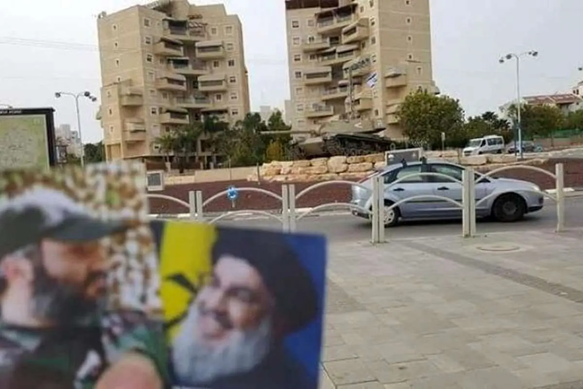 تصاویر سید حسن نصرالله و عماد مغنیه در تلآویو!