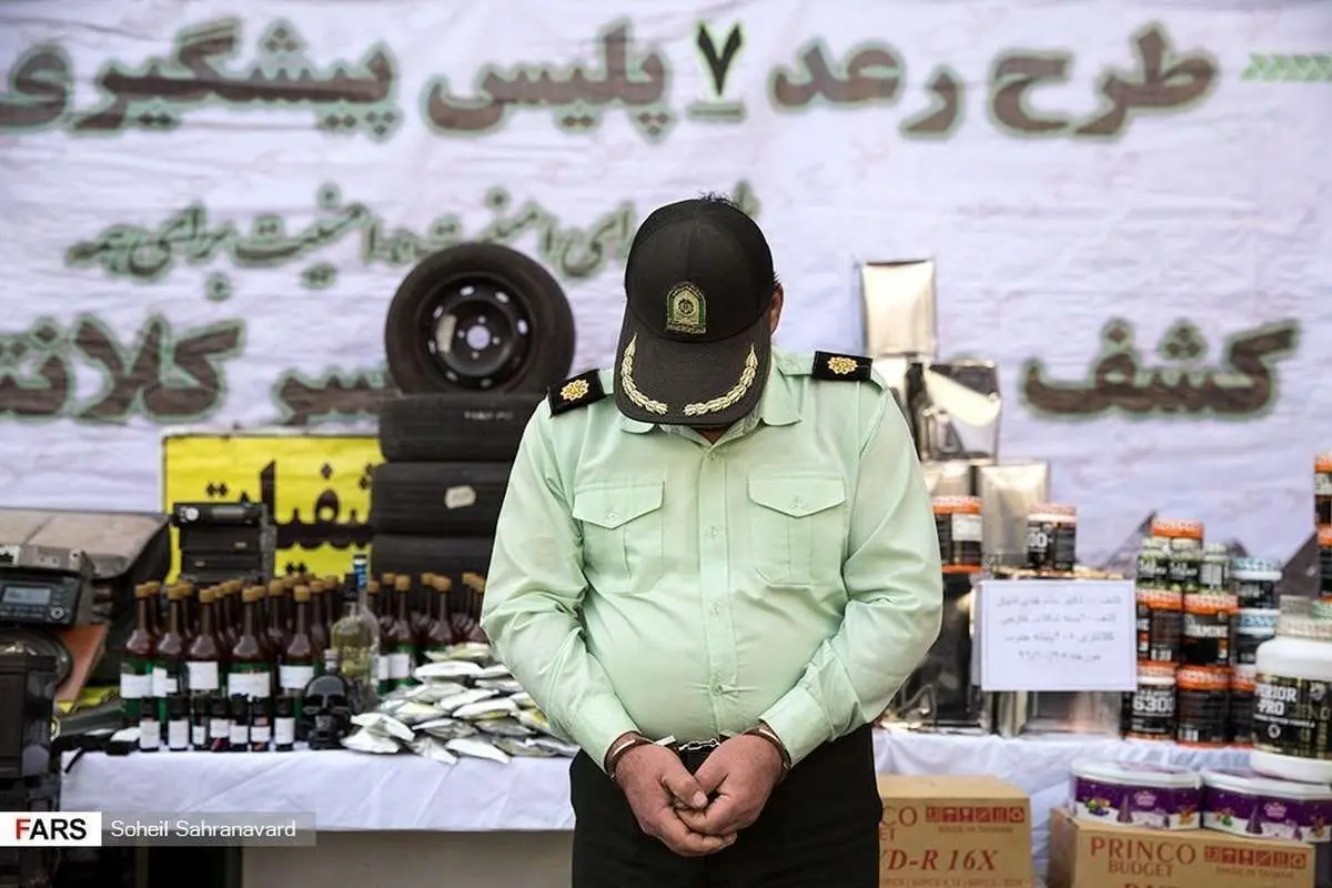 (تصویر) دستگیری پلیس قلابی در طرح رعد ۷