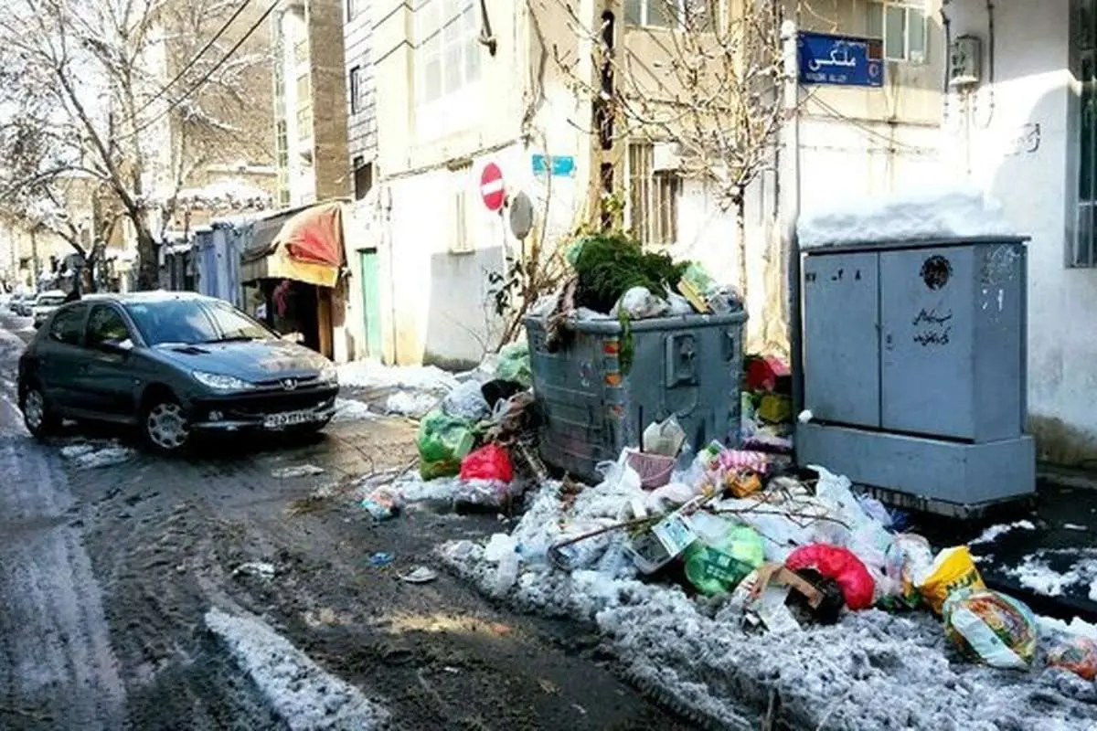 توضیح درباره عدم جمعآوری زباله روزهای برفی