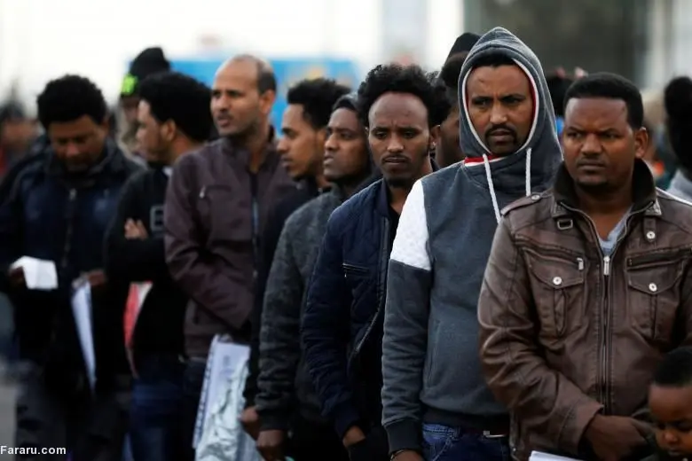 (تصاویر) اخراج مهاجران آفریقایی از اسرائیل