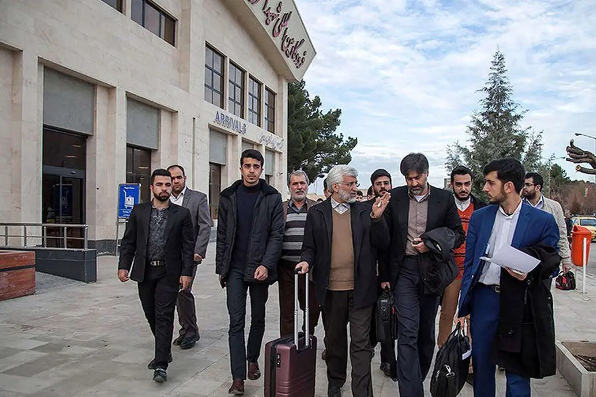 (تصاویر) بازدید سعید جلیلی بر ترک موتور از سرپل ذهاب