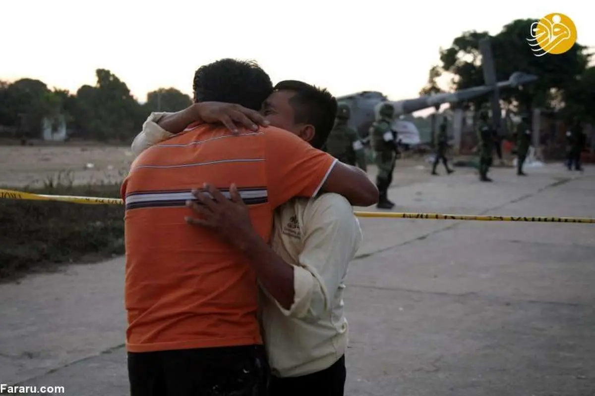 (تصاویر) 14 کشته در سقوط هلیکوپتر وزیر کشور مکزیک