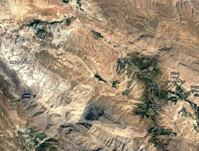 (تصاویر) محل دقیق سقوط هواپیمای تهران_یاسوج