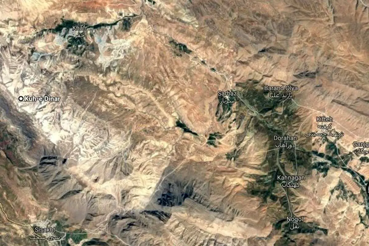 (تصاویر) محل دقیق سقوط هواپیمای تهران_یاسوج