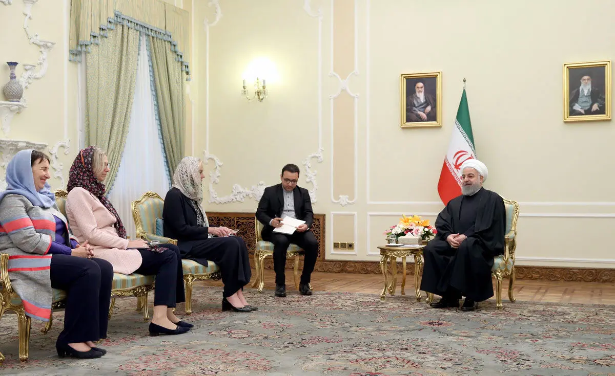(تصاویر) دیدار وزرای خارجه هلند و اسپانیا با روحانی
