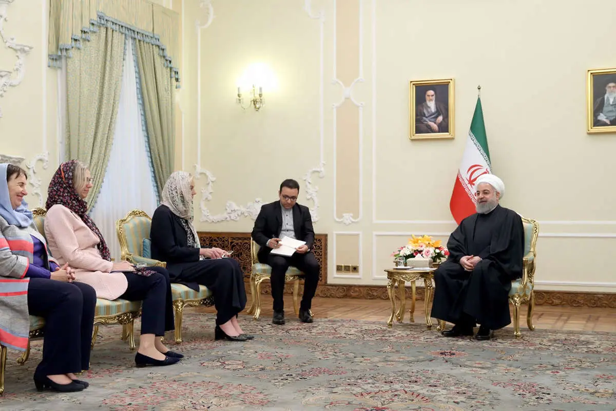 (تصاویر) دیدار وزرای خارجه هلند و اسپانیا با روحانی