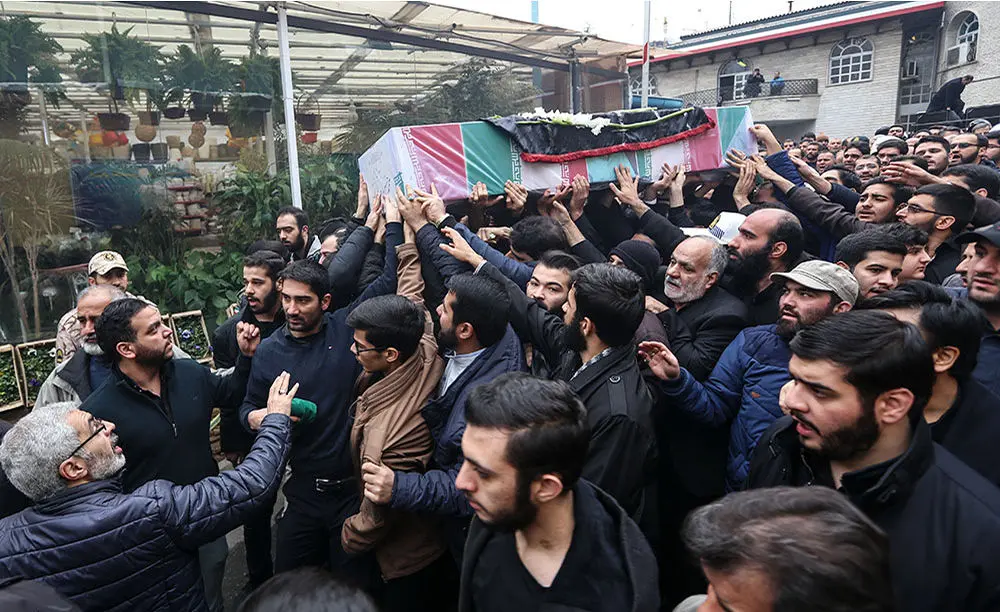 (تصاویر) مراسم تشییع شهید محمد حسین حدادیان