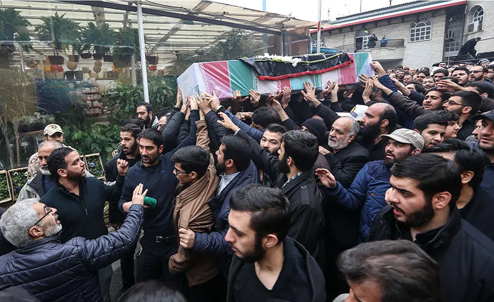 (تصاویر) مراسم تشییع شهید محمد حسین حدادیان