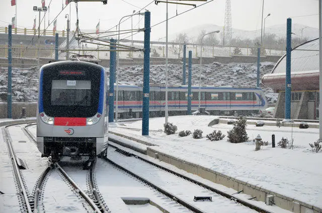 آمادگی مترو در صورت بارش‌ مجدد در تهران
