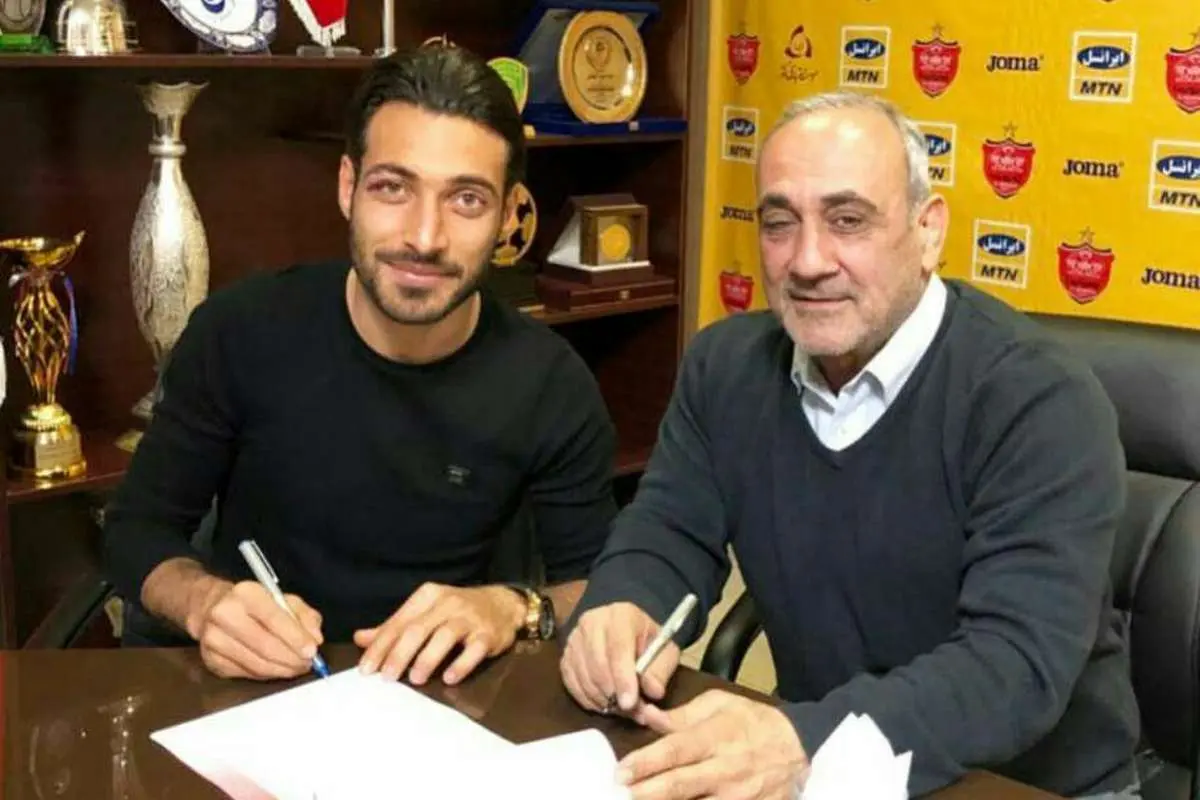 (عکس) پست خلیلزاده بعد از تمدید قرارداد با پرسپولیس