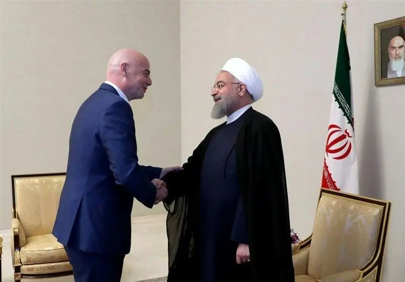 روحانی در دیدار با اینفانتینو چه گفت؟