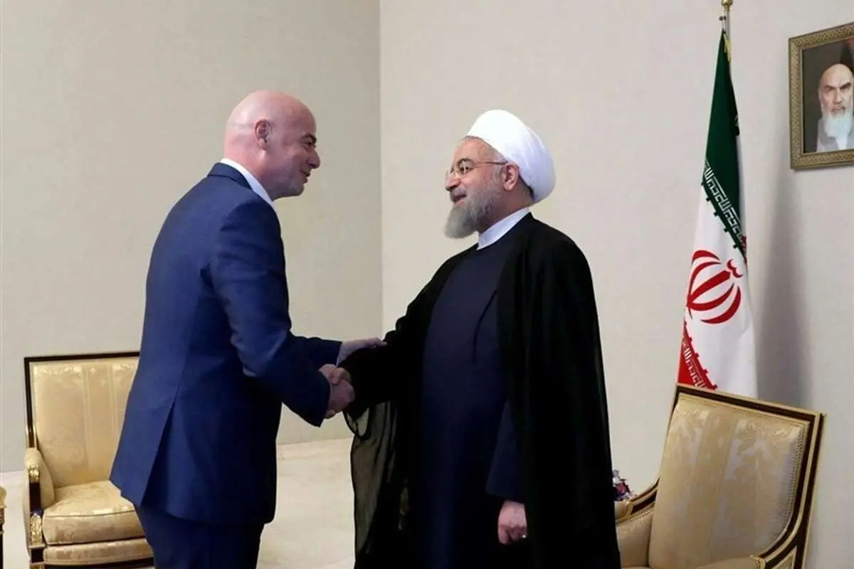 روحانی در دیدار با اینفانتینو چه گفت؟