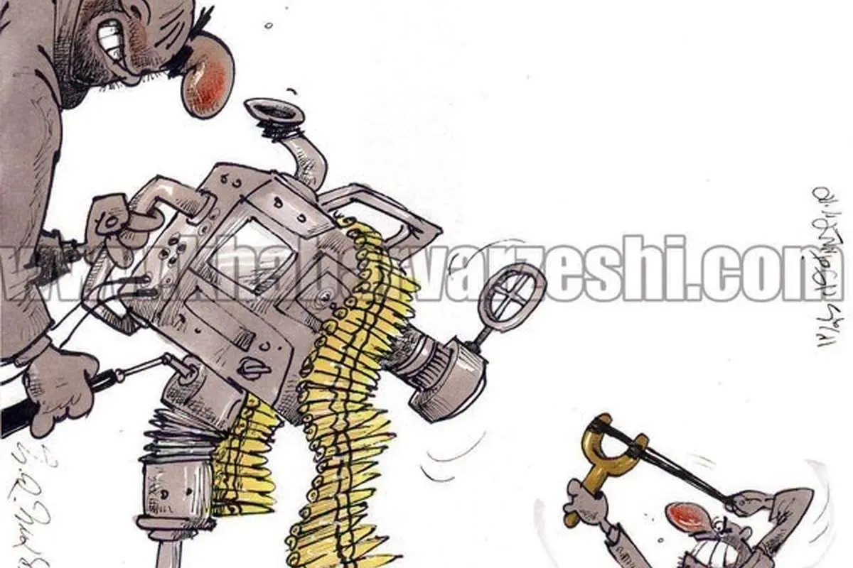 (کاریکاتور) جنگ تلویزیون و فدراسیون علنی شد!