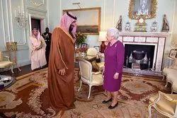 بن‌سلمان با ملکه انگلیس دیدار کرد