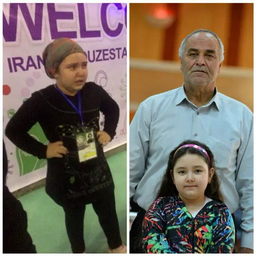 ممانعت حراست از وزنه زدن دختر بچه ۸ ساله