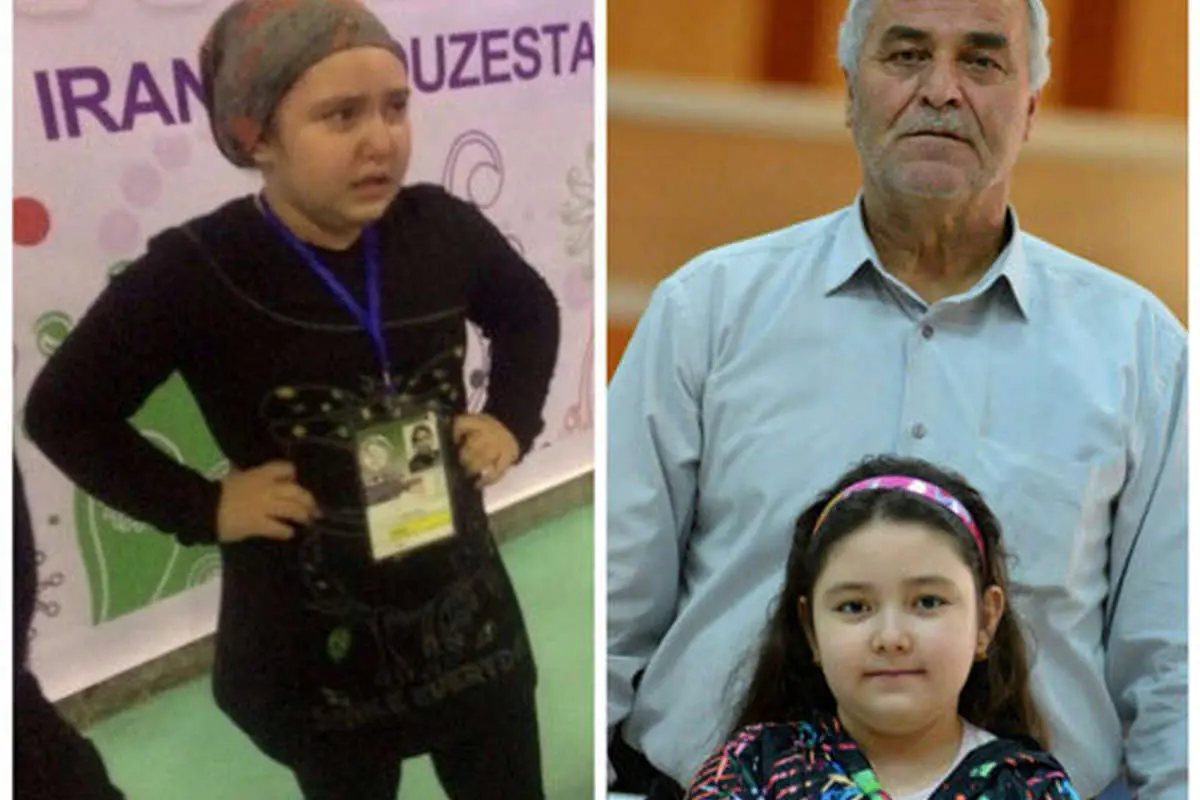 ممانعت حراست از وزنه زدن دختر بچه ۸ ساله