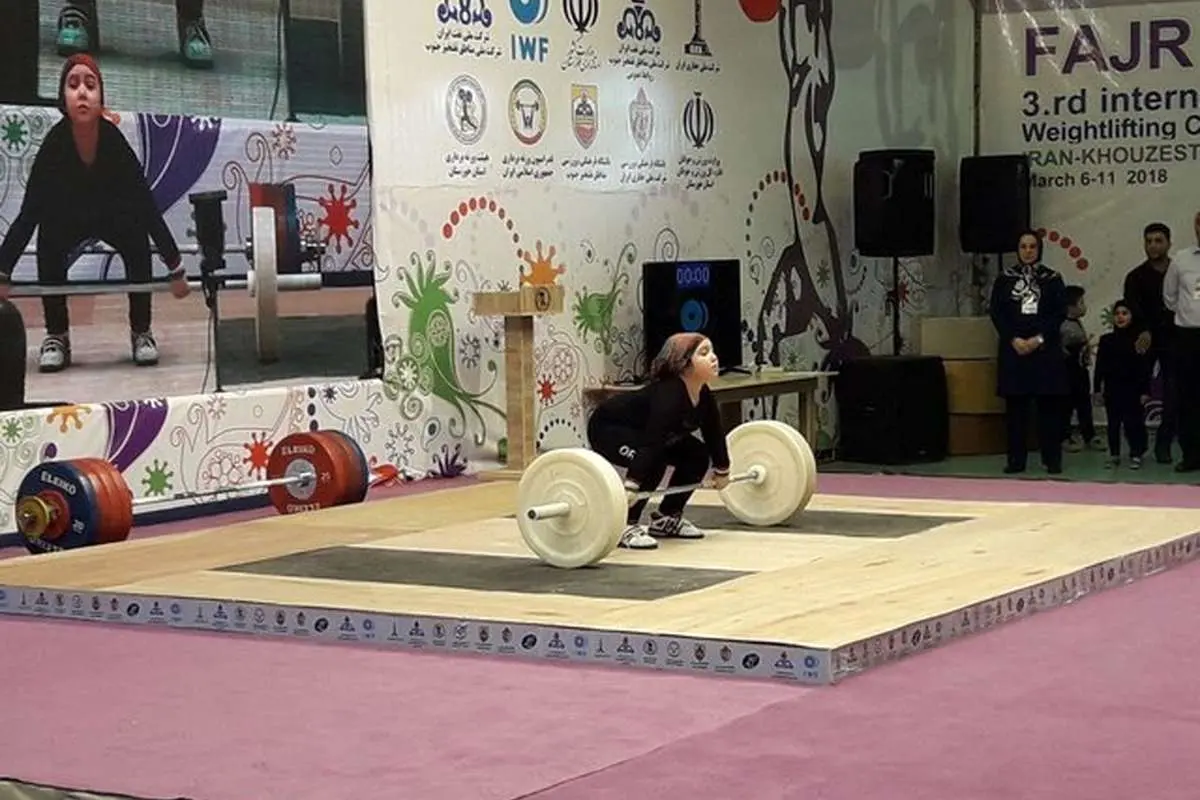 دختر ۸ ساله اردبیلی بالاخره وزنه زد