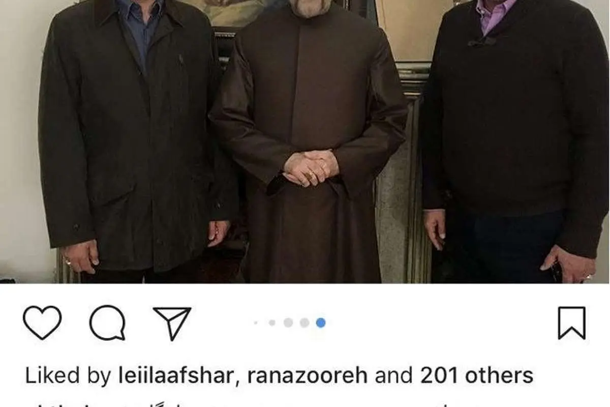 (تصاویر) فرزندان آیتالله خاتمی، محمدرضا، محمد و علی کنار عکس پدر
