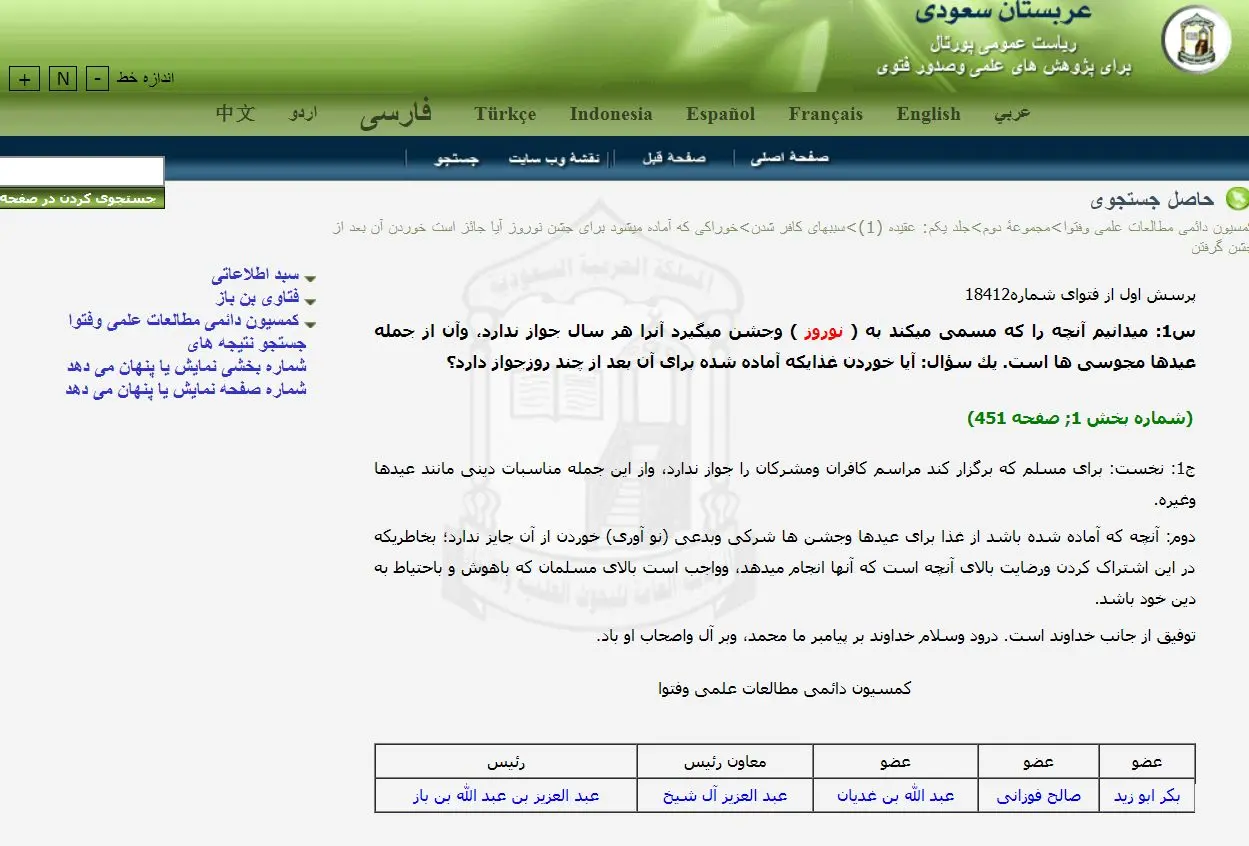 فتوای مضحک عربستان درباره خوردن آجیل