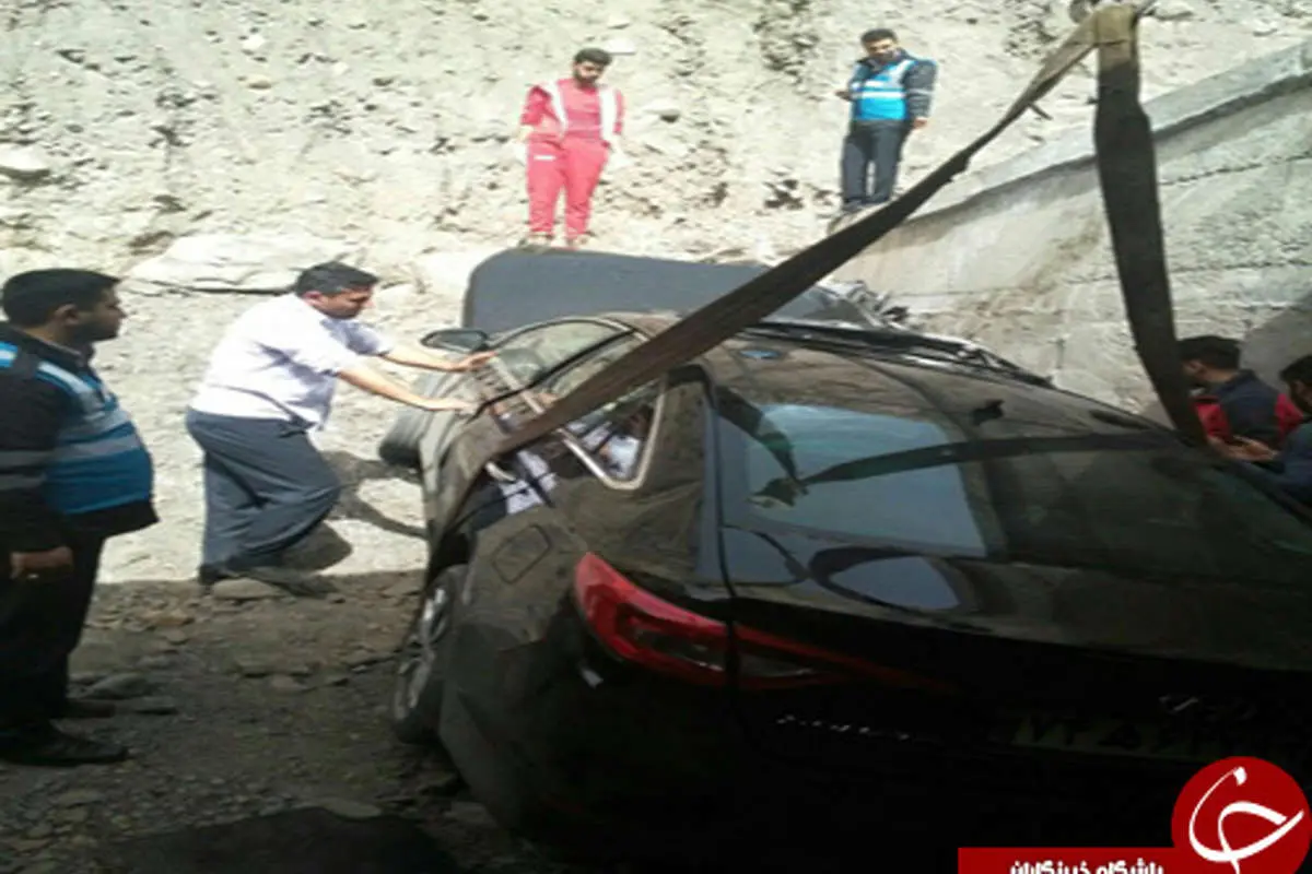 (عکس) تصادف مرگبار در جاده هراز