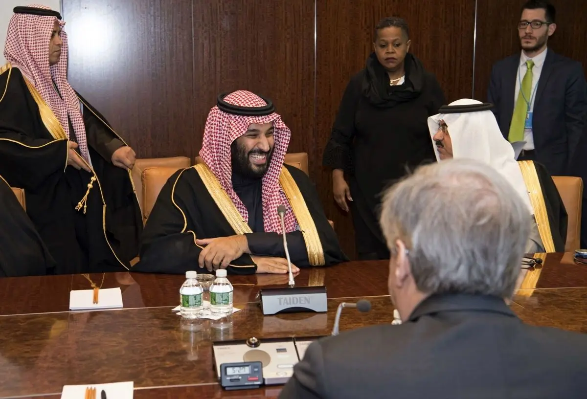 اعطای چک ۱میلیارد دلاری بن‌سلمان به گوترش