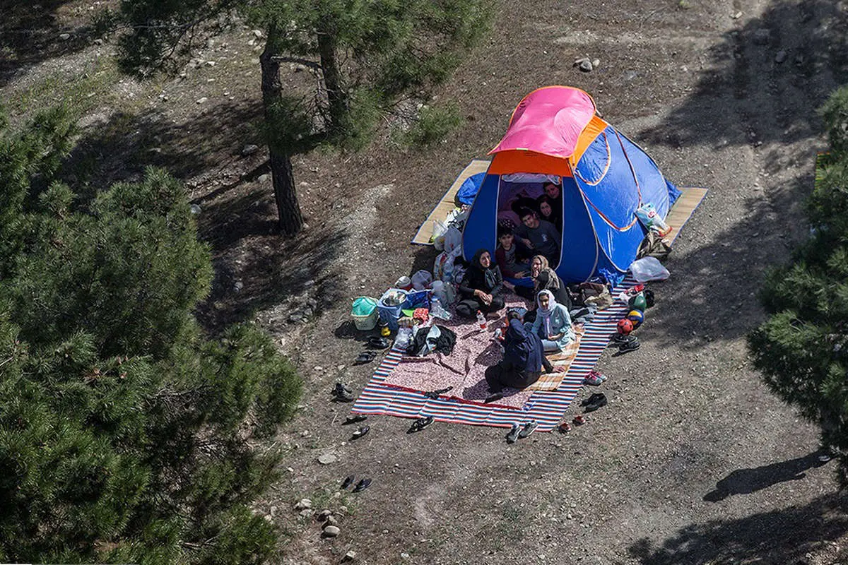 (تصاویر) روز طبیعت بر فراز پارک چیتگر
