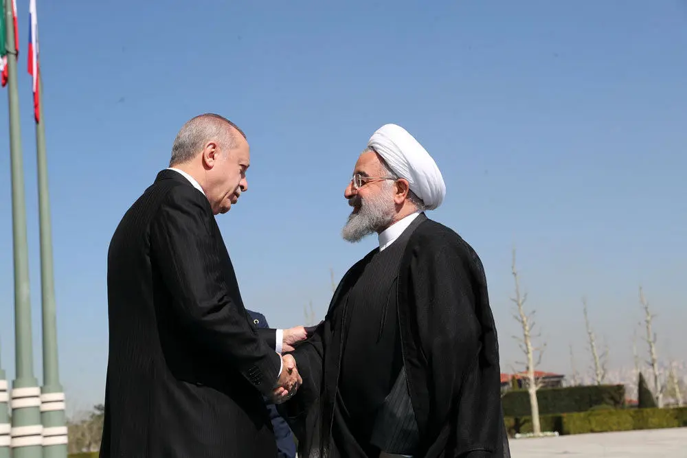 (تصاویر) استقبال رسمی اردوغان از روحانی
