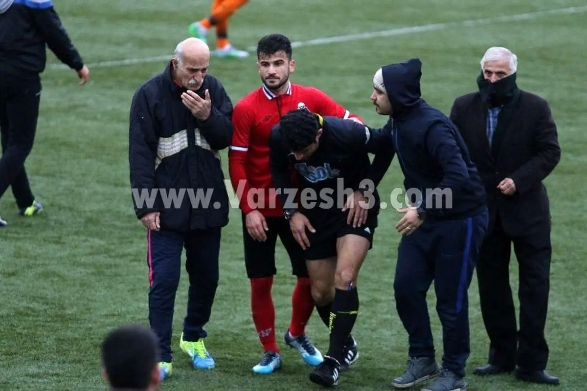 (تصویر) ضرب و شتم داور لیگ برتری در یک دیدار استانی